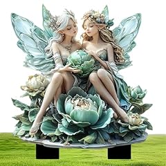 Fata giardino statuette usato  Spedito ovunque in Italia 