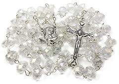 Catholic rosary white for sale  Delivered anywhere in USA 