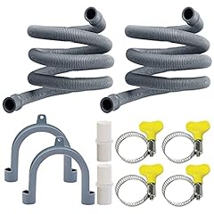 LOPOTIN 2Pcs 1.5m Washing Machine Hose Extender Drain, used for sale  Delivered anywhere in UK