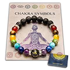 Wiccstar chakra bracelet for sale  Delivered anywhere in UK