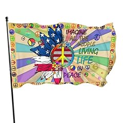 Peace flag 3x5 for sale  Delivered anywhere in USA 
