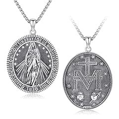 Virgin mary necklace for sale  Delivered anywhere in UK