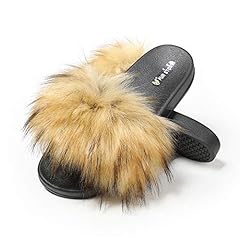Women furry slides for sale  Delivered anywhere in USA 