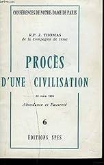 Proces civilisation. abondance d'occasion  Livré partout en France