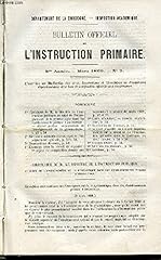 Bulletin officiel instruction d'occasion  Livré partout en France