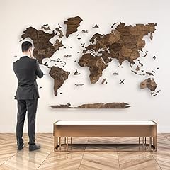 Handmade wood map for sale  Delivered anywhere in USA 
