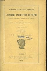 Comptes rendus hebdomadaires d'occasion  Livré partout en France