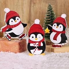 3pcs christmas wooden for sale  Delivered anywhere in USA 