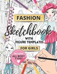 Fashion sketchbook figure for sale  Delivered anywhere in UK