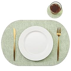 Oval table mats for sale  Delivered anywhere in UK