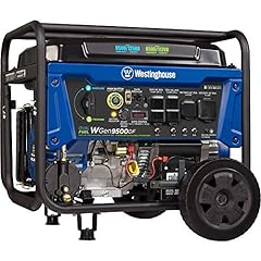 Used, Westinghouse WGen9500DF Dual Fuel Home Backup Portable Generator, 12500 Peak Watts & 9500 Rated Watts, Remote Electric Start, Transfer Switch Ready, Gas and Propane Powered, CARB Compliant for sale  Delivered anywhere in Canada
