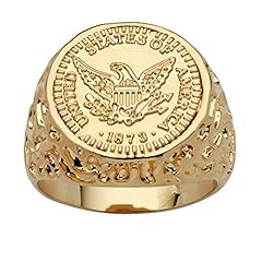 Palm Beach Jewelry Men's Gold-Plated American Eagle for sale  Delivered anywhere in USA 
