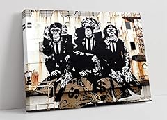 Banksy wise monkeys for sale  Delivered anywhere in UK