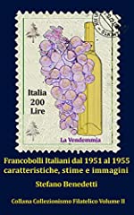 Francobolli Italiani dal 1951 al 1955 caratteristiche, usato  Spedito ovunque in Italia 