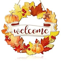 Fall wood wreath for sale  Delivered anywhere in USA 