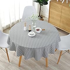 Round tablecloth washable for sale  Delivered anywhere in UK