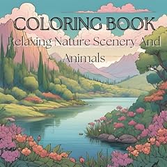 Relaxing nature coloring for sale  Delivered anywhere in UK