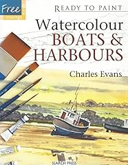 Watercolour boats harbours for sale  Delivered anywhere in USA 