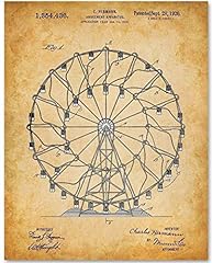 Ferris wheel patent for sale  Delivered anywhere in USA 