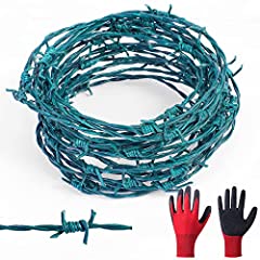 Green barbed wire for sale  Delivered anywhere in Ireland