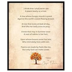 Trees poem joyce for sale  Delivered anywhere in USA 