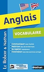 Vocabulaire anglais robert d'occasion  Livré partout en France