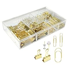 Gold paper clips for sale  Delivered anywhere in USA 