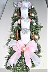 Adventskranz rosa weiß gebraucht kaufen  Wird an jeden Ort in Deutschland