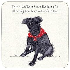 Patterdale terrier coaster for sale  Delivered anywhere in UK