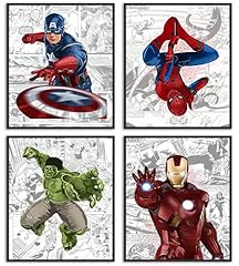 Superhero posters boys for sale  Delivered anywhere in USA 