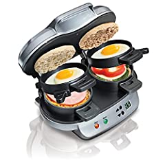 Hamilton Beach Dual Breakfast Sandwich Maker with Timer, for sale  Delivered anywhere in Canada
