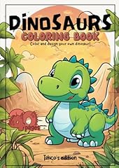 Dinosaurs coloring book usato  Spedito ovunque in Italia 