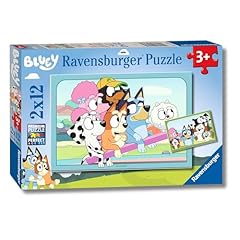 Ravensburger puzzle bluey usato  Spedito ovunque in Italia 
