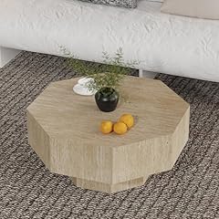 Travertine octagon coffee for sale  Delivered anywhere in USA 