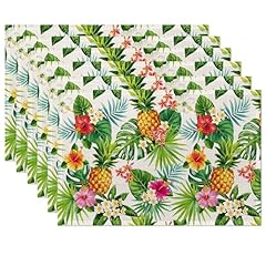 Pineapple placemats set for sale  Delivered anywhere in USA 