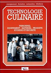 Technologie culinaire personne d'occasion  Livré partout en France