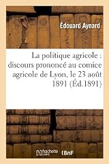 Politique agricole discours d'occasion  Livré partout en France