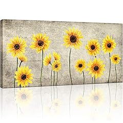 Klvos sunflower canvas for sale  Delivered anywhere in USA 