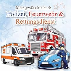 Malbuch polizei feuerwehr gebraucht kaufen  Wird an jeden Ort in Deutschland