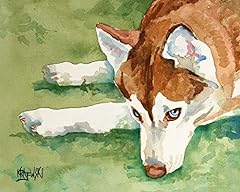 Siberian husky art for sale  Delivered anywhere in USA 