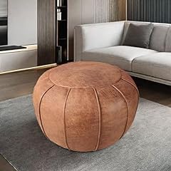Unstuffed round pouffe for sale  Delivered anywhere in Ireland