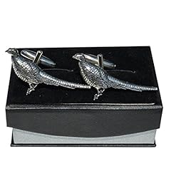 Standing pheasant cufflinks for sale  Delivered anywhere in Ireland