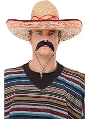 Smiffys sombrero straw for sale  Delivered anywhere in UK