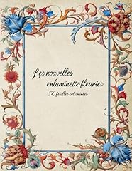 Enluminettes fleuries 50 d'occasion  Livré partout en France