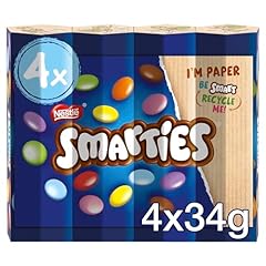 Smarties hexatube 4x34g for sale  Delivered anywhere in UK