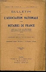 Bulletin association nationale d'occasion  Livré partout en France