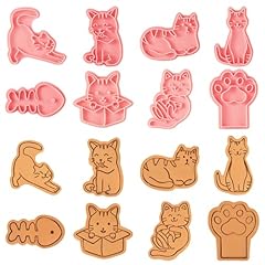 8pcs cat cookie for sale  Delivered anywhere in UK