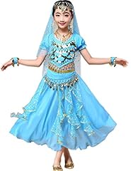 costume danse orientale turquoise d'occasion  Livré partout en France