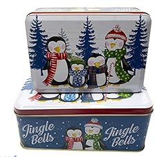 Christmas tin box for sale  Delivered anywhere in USA 