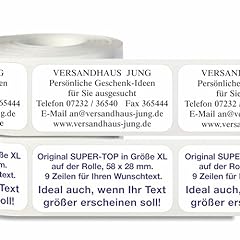 500 wasserfeste adressaufklebe gebraucht kaufen  Wird an jeden Ort in Deutschland